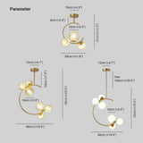 Minimalist Dining Room Glass Pendant Lights