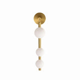 Glass and Brass Wall Lights for Hotel Luxury