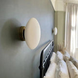 Luxury Brass Pebble Wireless Bedroom Wall Lights
