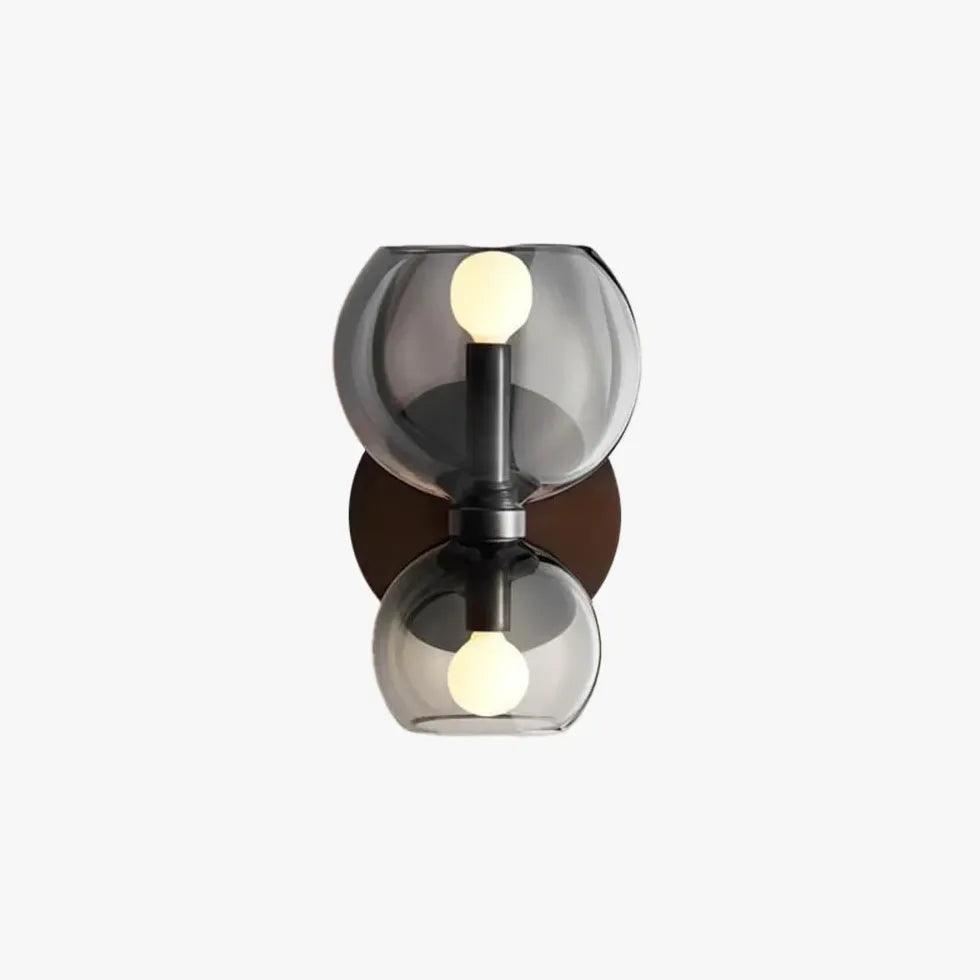 smoked glass wall light up and down - Clowas