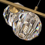 Luxury Brass Glass Pendant Lights for Kitchen