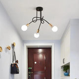 Minimalist Iron Multi-Ball Design Orb Chandelier