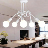 Minimalist Iron Multi-Ball Design Orb Chandelier