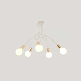Minimalist Iron Multi-Ball Design Orb Chandelier