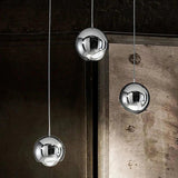 Luxury Metal Glass Globe Pendant Living Room Lights