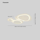 Cream Style Pebble Modern Ceiling Light