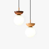White Glass Globe Corridor Ceiling Light - Clowas
