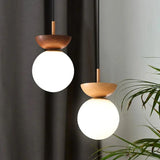 White Glass Globe Corridor Ceiling Light - Clowas
