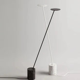 Minimalist Marble Geometric Line Black and White Floor Lamp