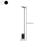 Minimalist Marble Geometric Line Black and White Floor Lamp