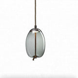 Smoked Glass Pendant Lights for Modern Dining Room