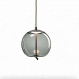 Smoked Glass Pendant Lights for Modern Dining Room