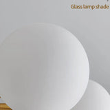 Luxury Brass White Glass Molecular Pendant Light