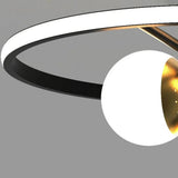 Glass Bubble Starry Sky Modern Bedroom Pendant Light