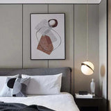 Nordic Creative Offset Ball Modern Bedroom Pendant Light