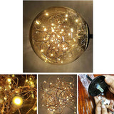 LED Wall Lights Bedroom Luxury Starlight Glass Globe Design