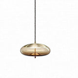 Smoked Glass Pendant Lights for Modern Dining Room