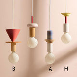 Modern Wood Pendant Light for Children