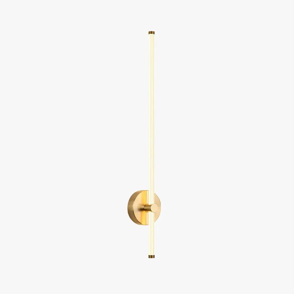 Vertical Lines Led Brass Wall Lights - Clowas