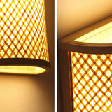 Vertical Slender Rattan Decorative Wall Lamp - Clowas