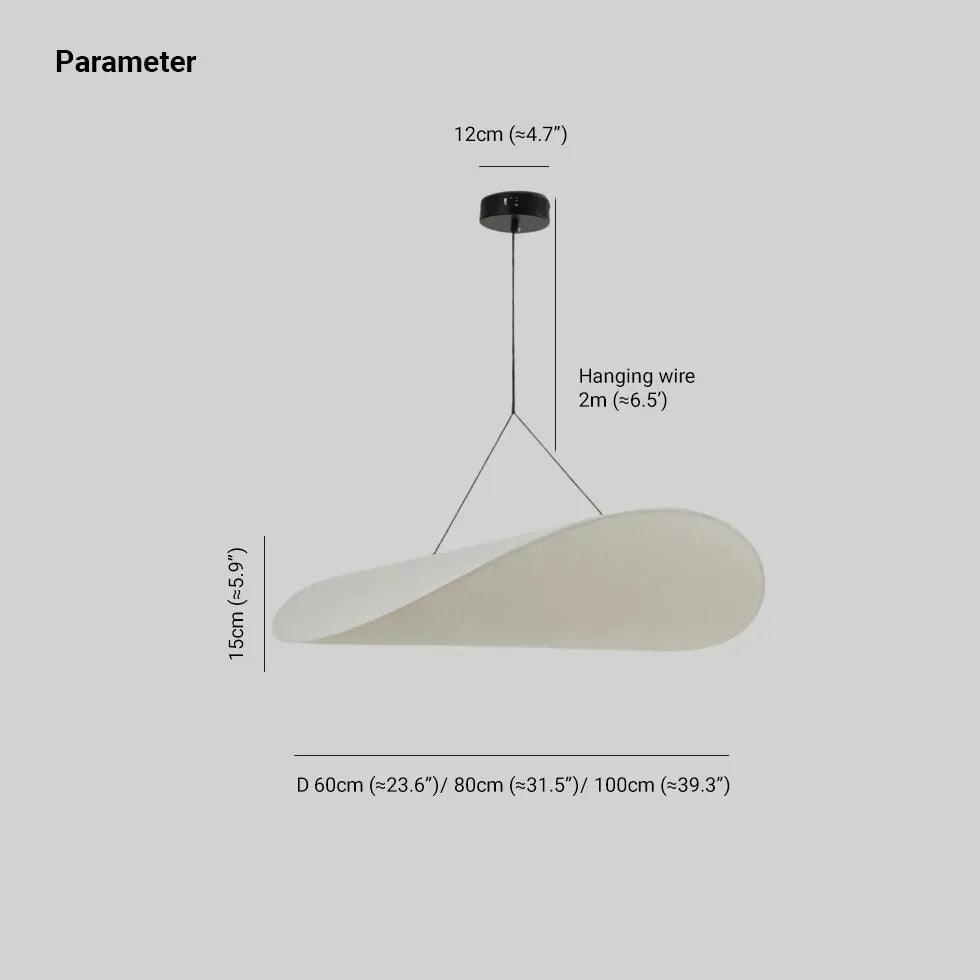 Silk Oval Minimalist Modern Pendant Light - Clowas