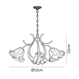 Pastoral style Vintage Chandelier for Bedroom
