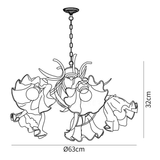 Pastoral style Vintage Chandelier for Bedroom