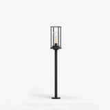 Solar Bollard Post Light with Tungsten Filamen