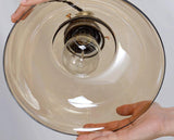 Vintage Clear Glass Light Pendant for Cafe