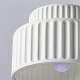 Minimalist Cream Vertical Striped Eye-Caring Ceiling Light