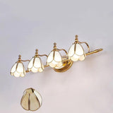Luxury European Brass Gold Bathroom Wall Light