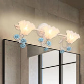 French Floral Bathroom Sconce Light IP44