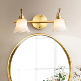 American Style Brass Wall Light for Bathroom
