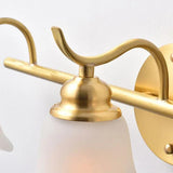 American Style Brass Wall Light for Bathroom