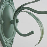 Creative Glass Flower Orchid Wall Light for Bedroom