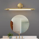 Vintage Brass LED Mirror Light for Bathroom