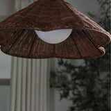 Wabi-Sabi Rattan Dining Table Pendant Light