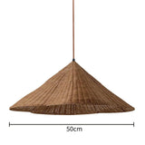 Wabi-Sabi Rattan Dining Table Pendant Light