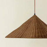 Wabi-Sabi Rattan Dining Table Pendant Light