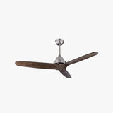 Three-blade wooden vintage dining room fan light - Clowas