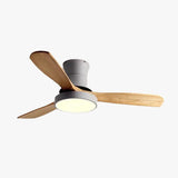 Simple Wood Design Electricity Ceiling Light With Fan