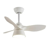 Small Ceiling Fan With Light In Cream Modern Style
