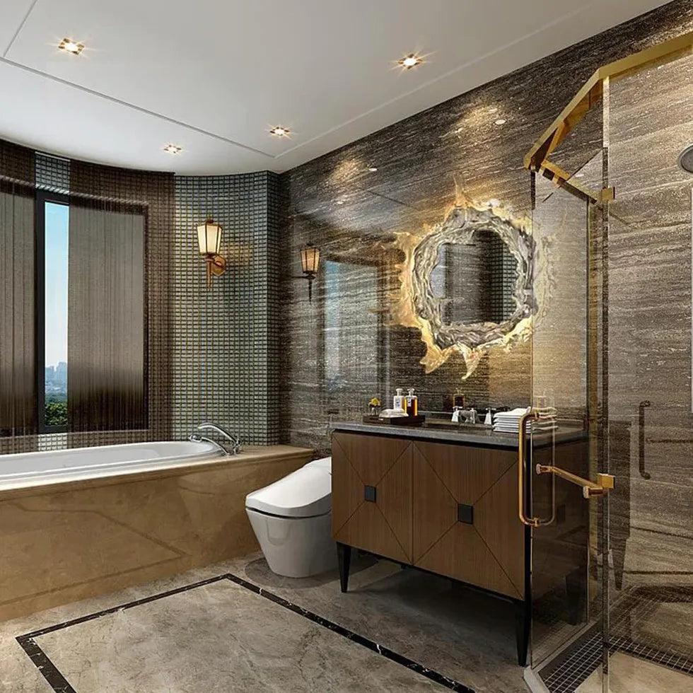 Water Ripple Modern Decoration Mirror Lights - Clowas