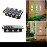 Solar Waterproof Up and Down Outdoor Wall Light for Porch