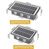 Solar Waterproof Up and Down Outdoor Wall Light for Porch