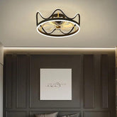 Wave Invisible Bedroom Ceiling Fan With Light - Clowas