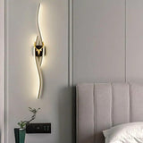 Wave Linear Remote Control Modern Wall Lights - Clowas