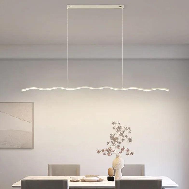 Wavy Line Minimalist Modern Pendant Light - Clowas