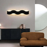 Wavy LED Wall Light for Bedroom
