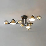 Nordic Glass Hanging Ceiling Lights for Living Room